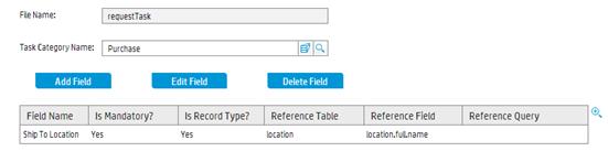 And as shown in the following screen shot, if you specify a value for the Task Category Name field, the field is defined at the category level, which applies only