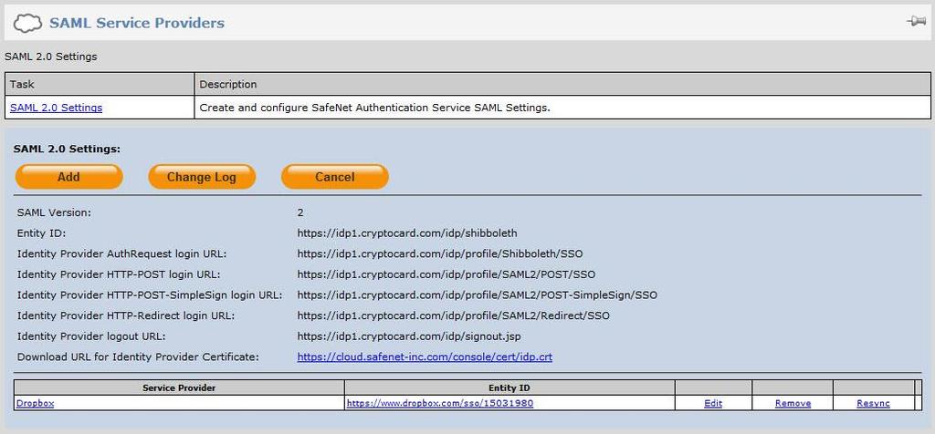 (SAS) as a service provider, the users should be granted permission to use this service provider with SAML authentication.