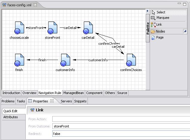 Faces Configuration Editor 8 JSF Tools Project 2006
