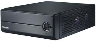 Shuttle Slim-PC Barebone XH97V Product Features The 3.5-litre chassis - a clean and modern look 20 cm 24.2 cm 7.