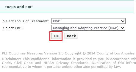 Therefore, it is the only choice displayed in the Select EBP dropdown list.