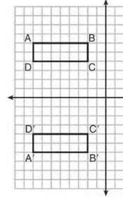 6) Consider the line reflection at right, where r k (ABCD) = A B C D. Answer TRUE or FALSE.