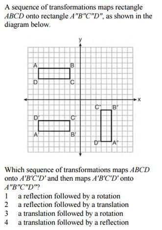 Exercise Describing Compositions as a Single Transformation It is possible that