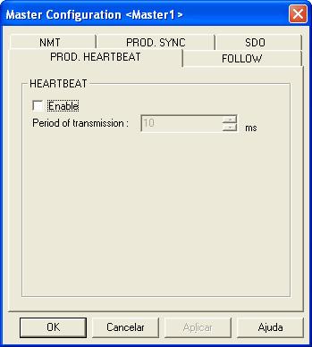 WSCAN Software 23 - Enable: it allows enabling or disabling the production of heartbeat messages by the network master.