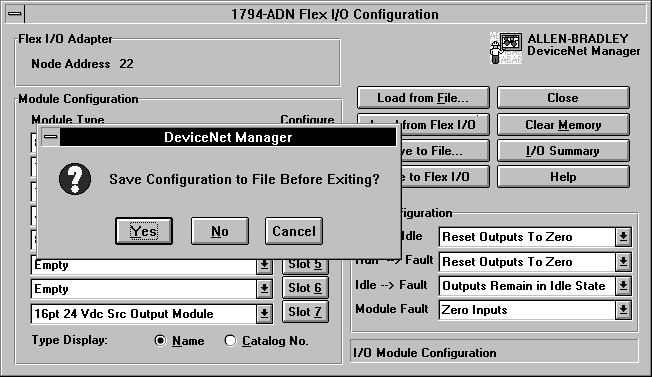 Configuring Your DeviceNet Adapter Online 4 13 In order to actually configure the adapter, you must do the following:!