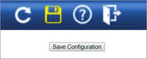 4.2. Saving Configuration To save all applied changes and set the current configuration as a startup configuration on