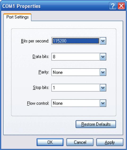3. Terminal Setup To configure the system, connect a serial cable to a COM port on a PC or notebook computer and to RJ45 type of serial port of the Managed Switch.