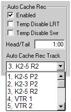The K2 play and record timing can be adjusted on a Track-by-Track (channel-by-channel) basis.
