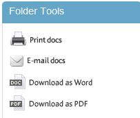 folder for future reference Saving documents to previously saved folders 1.
