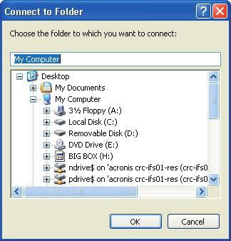 You need to connect to other folders and files you want to be able to use in ArcCatalog. 2. Click the Connect to folder button. This will open the Connect to Folder dialog box. 3.