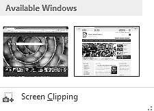 Screenshot Screenshot allows the user to capture a program window that is open on the computer. On the Ribbon, click on the Insert tab.