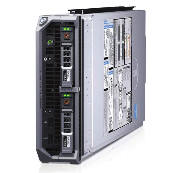 SE2716 DeltaV Integrated Hardware Platform Host Blade Server General Specifications [based on Dell M640] Blade Server for VRTX Chassis Drives: Two 300-GB SAS 2.