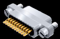 These GMSM connectors are shorter and occupy less board real estate than comparable two row Micro- connectors.