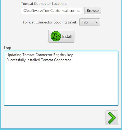 1. The next field is where you browse and select the Apache Tomcat Connector zip file.