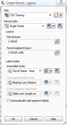 AutoCAD Civil 3D als 5. In the Parcel Layout Tools toolbar, expand and select Slide Line - Create, as shown in Figure 2 41. Figure 2 41 6.
