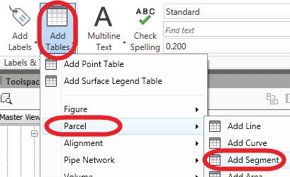 AutoCAD Civil 3D 5. You will now add tags and a table.