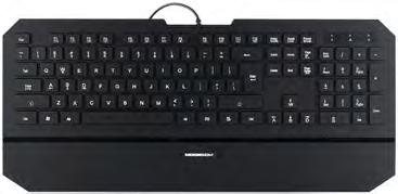 cable MODECOM MC-800G gaming keyboard Number of keys: 104