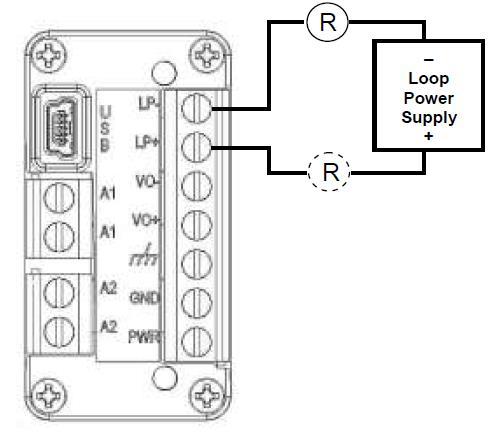 Wiring Diagrams User s Manual 9R101-F Analog Wiring Diagrams Not Available for 2-wire 4-20 ma service. Can be placed on either side of the loop.