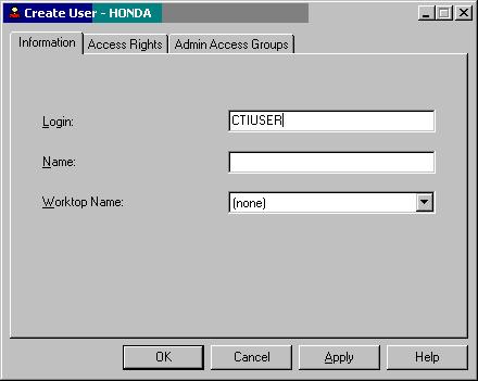 3. FIn the Open Tserver popup that appears, select the Telephony Server name in the Tserver pull-down list and enter Administrator in the Login field and click OK. 4.