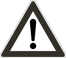 The exclamation point within an equilateral triangle is intended to alert the user to the presence of important operating and maintenance instructions in the literature accompanying the unit.