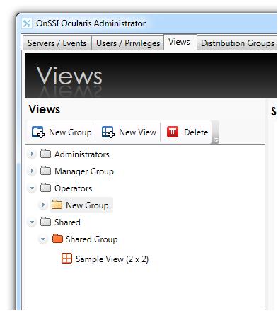 For example: Figure 89 Shared Views Notice in Figure 89, Shared items (folders and views) are shown in the color orange. 4.