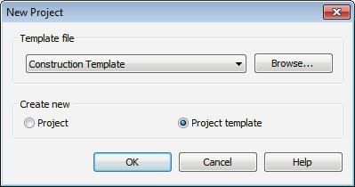 Creating Custom Templates How to: Create a Project Template File The first step in customizing a project template file is to create one where you can add the various settings, views, and other