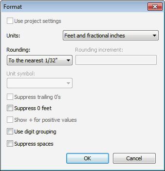Creating Custom Templates Specifying Units How to: Even though you select Imperial or Metric units when you create the project template, you can set up the Project Units with specific formats and