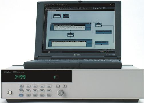 3499A/B/C User Interface The 3499A/B/C is easy to manually control by pushing front-panel buttons, or program using SCPI (Standard Commands for Programmable Instruments) commands, HP 3488A commands