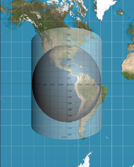 2.6 Realigning the Map with the Sphere Finally, using the previously created keyboard commands, I give the map the ability to scroll left and right and to only display one half the earth.