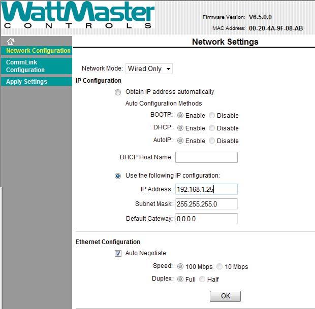 WattMaster cannot reset those credentials back to the default, and as a result, you will need to purchase a new IP Module.