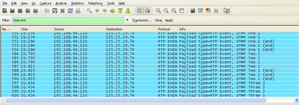 Wireshark), monitor the SIP traffic at the Acme SBC public outside interface connection to the AT&T IP Toll Free