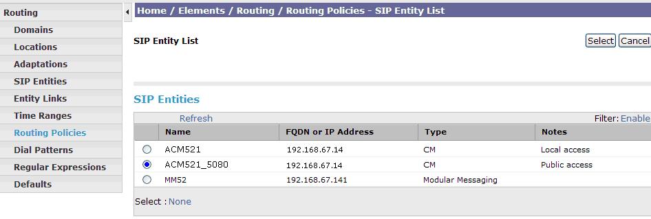 Step 5 - Returning to the Routing Policy Details page in the Time of Day section, click on Add.