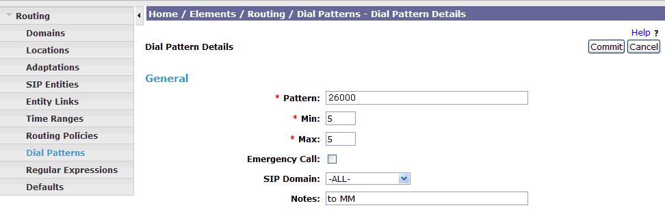 Step 3 - In the Originating Locations and Routing Policies section of the Dial Pattern Details page (not shown), click on Add.