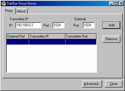 Eye III+ Video Recording Transmitter Installation Guide Page 48 i) Eye Proxy Server Configuration Introduction Use of Proxy Server Proxy server will only be used when you are using broadband dialer