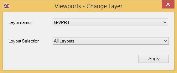 First activate a viewport in a layout and prepare a viewport with required layer override properties then select the viewport to copy the properties to viewports which are meet the viewport selection
