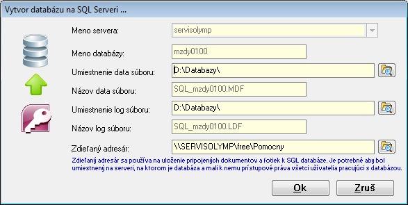 dokumentov a fotiek k SQL databáze.