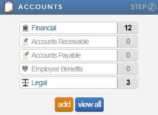 Step 2: Add accounts choosing the request type Once you ve created your client s profile, select add from the Accounts section.