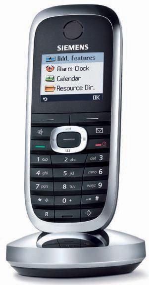 Gigaset SL3 professional handset Gigaset SL3 professional is a stylish compact high-tech handset which uses the digital DECT standard.