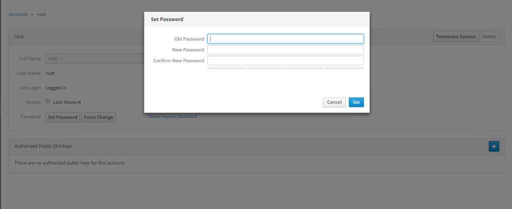 Choose a user and click Set Password. 15.
