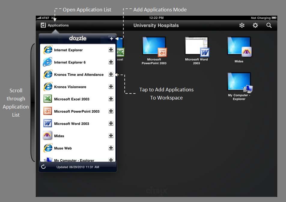 MAC ipad - Access UH Applications 1.