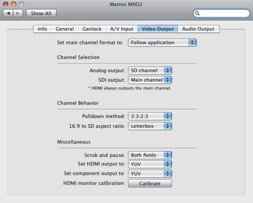 33 Specifying your video output settings MXO2 features simultaneous video outputs that allow you to send your video to a variety of devices at the same time.