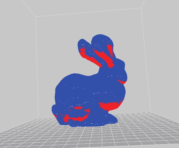 5 Overhang Analysis Function In 3D printing, it s very favorable if object is perpendicular to bed surface, more horizontal the shape is, the more disadvantageous it is.
