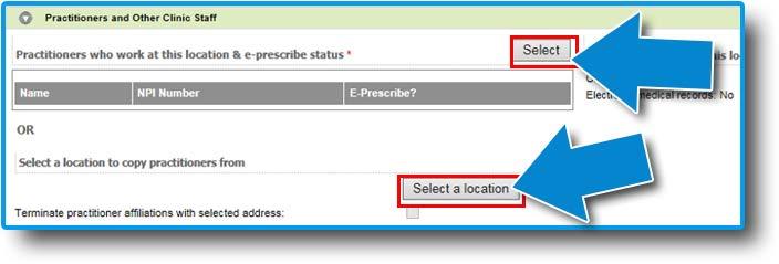 Practice availability Select the Edit button to the right of the Practice availability header. Respond to the below questions concerning general practice availability and select OK when complete. 4.