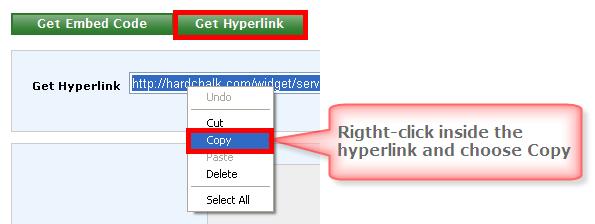 Insert a Hyperlink of a Learning Object In addition to embedding a learning object in your SoftChalk lesson (via the Insert/Widget feature mentioned previously), you can also create a hyperlink to
