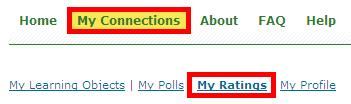 8. To review the results of your poll, log into your SoftChalk CONNECT account. Click My Connections. Click Polls. Under the Actions column for your poll, click View.