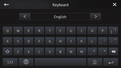 Customizing preferences Chapter 14 Setting the keyboard layout You can select the keyboard layout displayed on this product for text input in the AppRadio Mode.