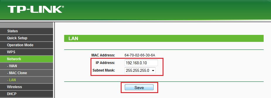 Lehekülg hakkab küsima kasutajanime ja parooli, mõlemad on admin 3) Kui kavatsed panna TP-Linki Access Pointi teise ruuteri taga, mille Default Gateway on samuti 192.168.0.