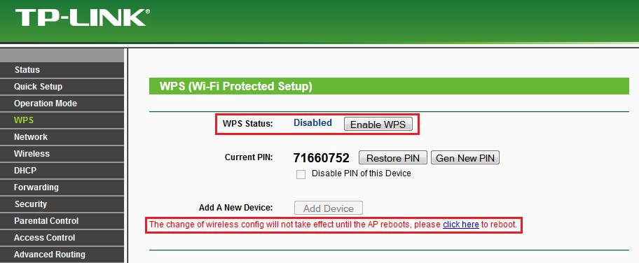aadressiga (Sinu poolt määratud aadressiga) 5) Turvalisuse eesmärkidel soovitame WPS (Wi-Fi Protected Setup)
