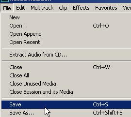 Now go and click Save (shortcut = Ctrl + S) Well, that brings us to the end of this tutorial on Recording Audio using Adobe Audition CS6.