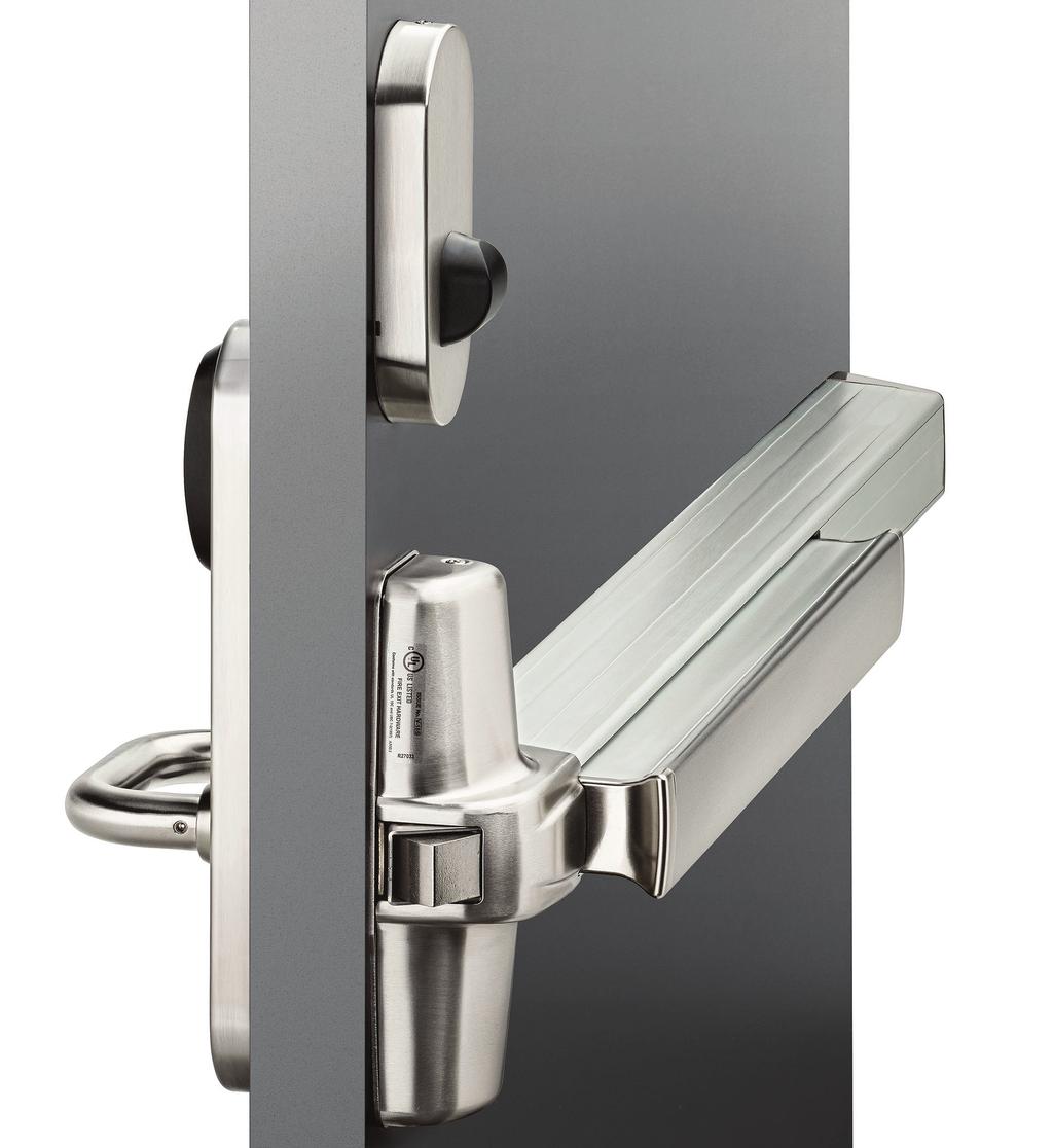 inspiredaccess SATO Exit Device Solutions the next generation of standalone locks SATO Advanced Panic Bar Solutions enable emergency exit doors equipped with panic bars to be controlled with an